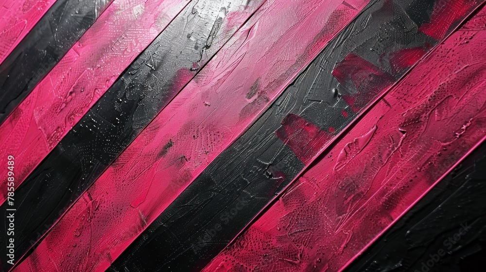 Poster mesmerizing visual experience with vibrant pink transitioning into deep black.
