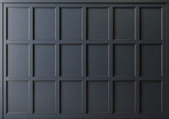 Wood panel cabinet blue background