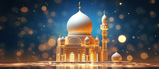Eid Mubarak religion, mosque background