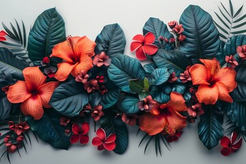 Lush Botanical Illustration in Watercolors Generative AI