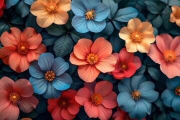 Charming Minimalist Floral Illustration Generative AI