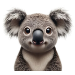 Obraz premium Isolated Cute Funny Animal on a Clear PNG Canvas, Generative AI
