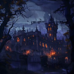Eerie Enchantment - A Hauntingly Beautiful Setting for Halloween Celebrations and Spooky Night Adventures