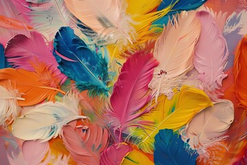 Abstract Feather Dance- Ai Generate