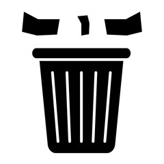 Paper Bin Icon Design