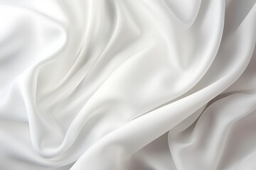Fototapeta premium Cloth Background, White Fabric Texture