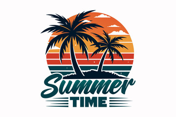 text--summer-vibes--poster-for-t-shirt-print-vector illustration