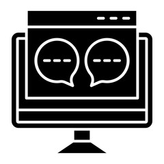 Online Assistance Icon Design