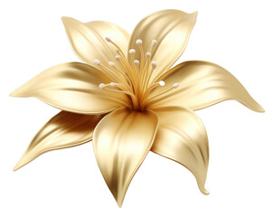 PNG Lilly flower brooch shiny petal - obrazy, fototapety, plakaty
