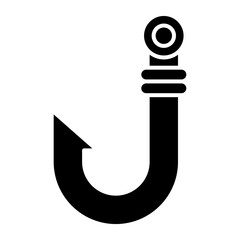 Fishing Hook Icon Design