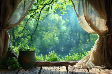 Windows achieve the effect of lightness and spaciousness which makes the entire room seem more open and friendly