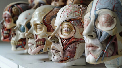 Collague of anatomical models