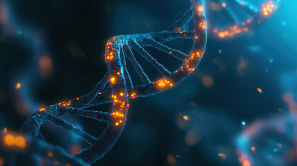 Genetic engineering, GMO and Gene manipulation concept.  - obrazy, fototapety, plakaty