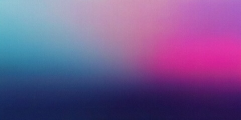 Blue and pink line waves light , empty space grainy noise grungy texture color gradient rough abstract background , shine bright light and glow template - obrazy, fototapety, plakaty