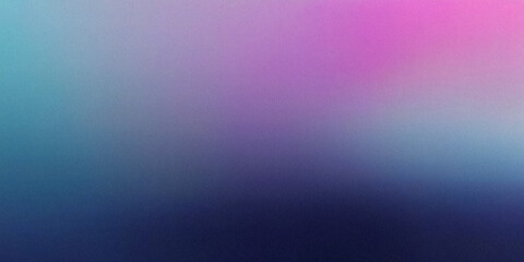 Obraz premium Blue and pink line waves light , empty space grainy noise grungy texture color gradient rough abstract background , shine bright light and glow template