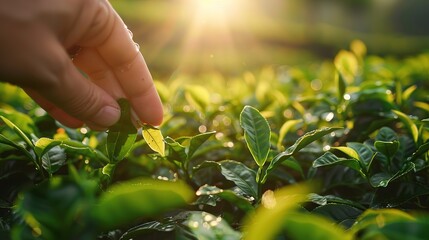 Fototapeta premium Tea picking