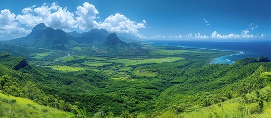 Black River Gorges National Park on Mauritius.
