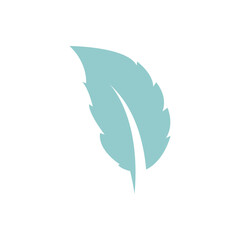 Mint leaf logo vector template symbol design - obrazy, fototapety, plakaty