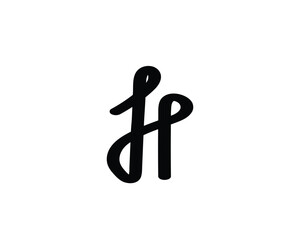 initial of H-01.eps good for element design, logo, or photo profile social media 