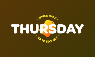 thursday sale