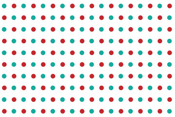 Seamless Pattern with red and blue dots