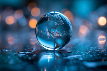 A world of glass, earth