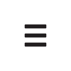 List bullets vector icon. Menu format flat sign design. Formatting items symbol pictogram. Hamburger list ellipsis icon. Ellipsis menu sign. Burger menu sign. UX UI icon