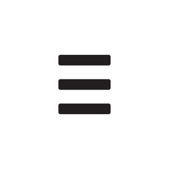 List bullets vector icon. Menu format flat sign design. Formatting items symbol pictogram. Hamburger list ellipsis icon. Ellipsis menu sign. Burger menu sign. UX UI icon