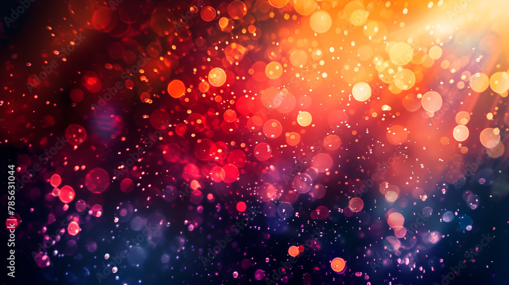 Wall mural grainy july 4th background abstract in summer colors, bright gradient colors with noise effect textu