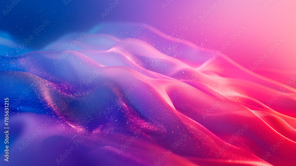 Wall mural grainy july 4th background abstract in summer colors, bright gradient colors with noise effect textu