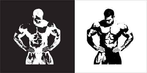  IIlustration Vector graphics of GYM icon