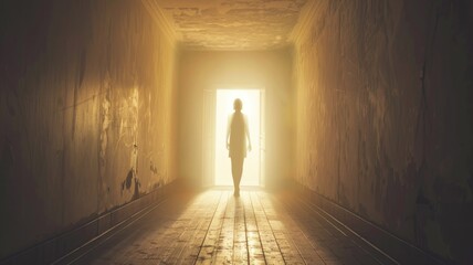 dream where a person walks through mystical doorway and emerges into a world of their deepest desires and fantasies, the breakthrough moments in therapy and the journey towards self-discovery