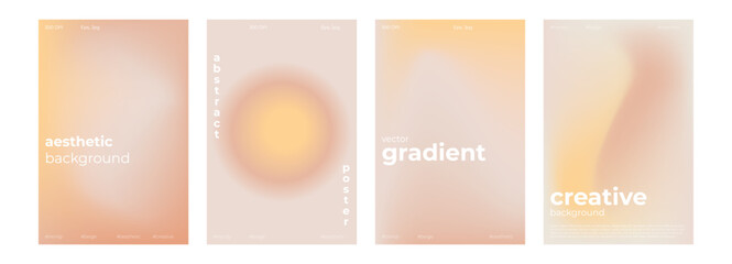 Y2k Aesthetic abstract nude gradient background with beige, pink, pastel, soft blurred pattern. Poster for social media stories, album covers, banners, templates for digital marketing