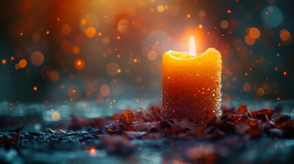 Candle Vigil for Worldwide Refugee Solidarity Generative AI