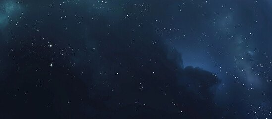 Obraz na płótnie Canvas Dark night sky with stars 