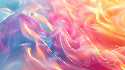 Abstract colorful background. Gradient fluid background in bright colors. Like smoke. Like silk.