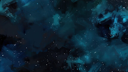 Dark blue night sky with stars
