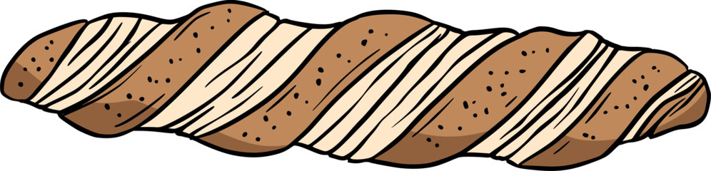 Baguette bread loaf baking bakery vintage bakery vector line art sketch - 785646097