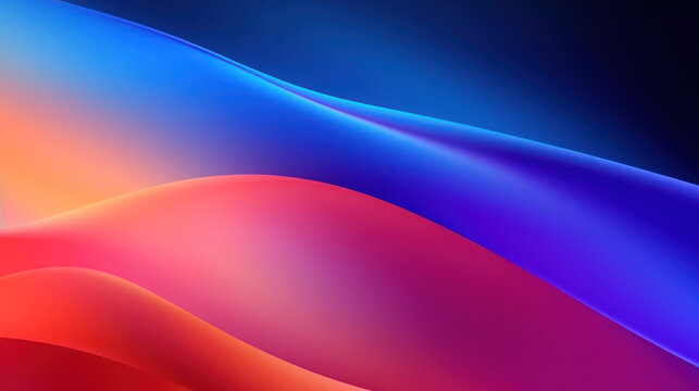 abstract gradient colorful background with waves as wallpaper illustration