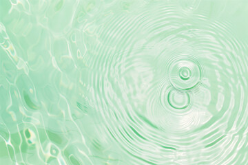 Tranquil mint green water ripple effect - 785650853