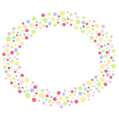 Colored Confetti Frame