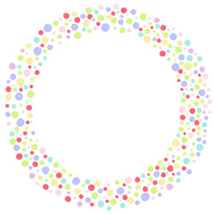 Confetti Dots Round Element