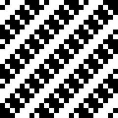 Seamless pattern. Figures ornament. Ethnic mosaic. Shapes backdrop. Folk wallpaper. Embroidery background. Tribal motif. Digital paper, web design, textile print, abstract illustration - 785652094