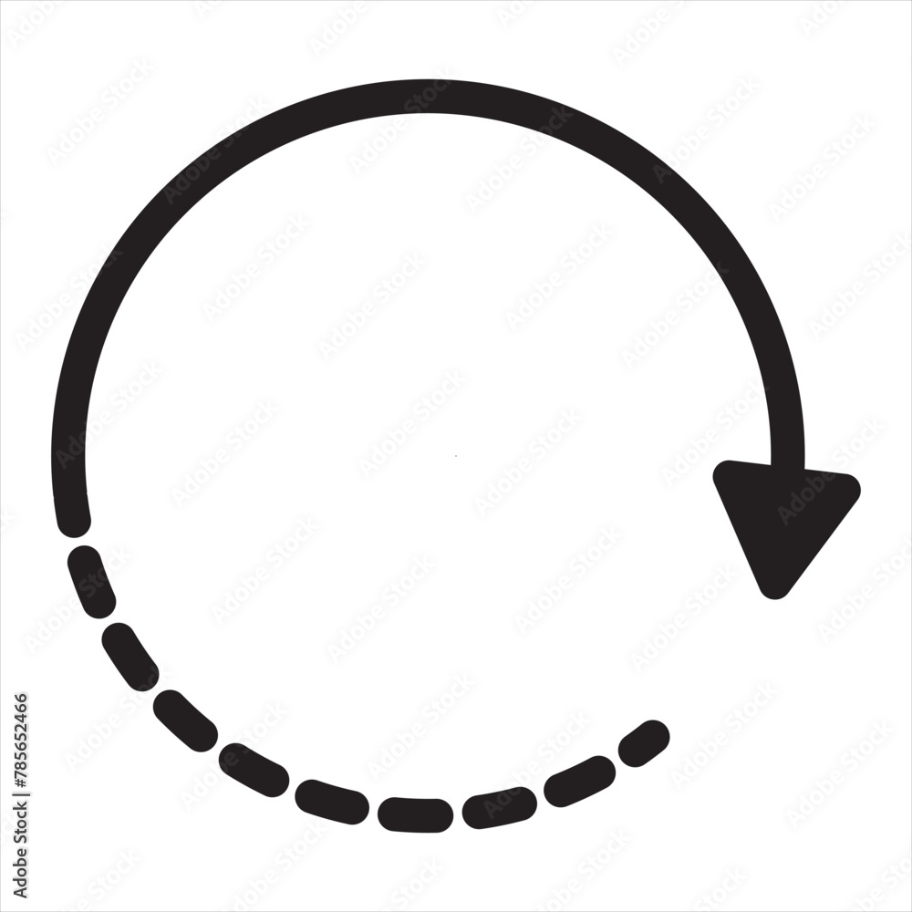 Poster circle arrow icons. recycling icon. circular arrows. refresh and reload arrow icon. arrows flat sign