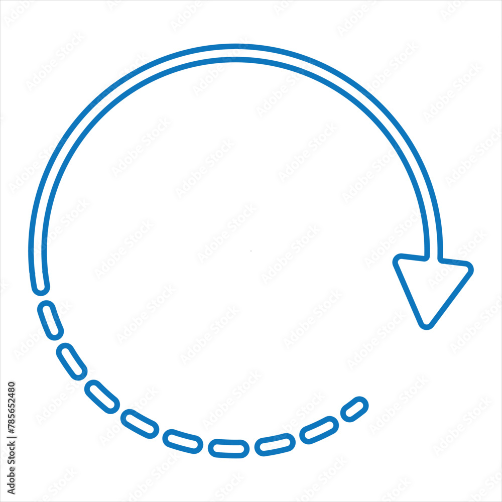 Poster arrow rotate icon. ircle arrows icon set. round reload sign, repeat icon, rotate arrow symbol. 11:11