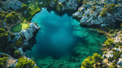 coral reef with fish