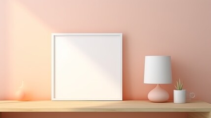 photoframe on table in modern room