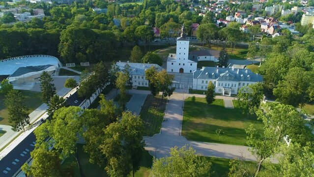 Palace Complex Biala Podlaska Zespol Palacowy Radziwillow Aerial View Poland