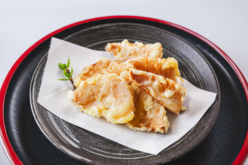 春の味覚　筍の天ぷら