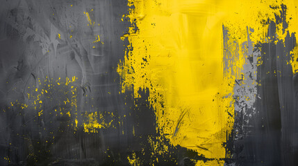 Lemon yellow and charcoal grey, abstract background, styled for vivid contrast and an invigorating ambiance